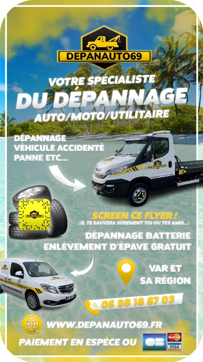 Depanauto — Flyer saisonnier — version fond photographique
