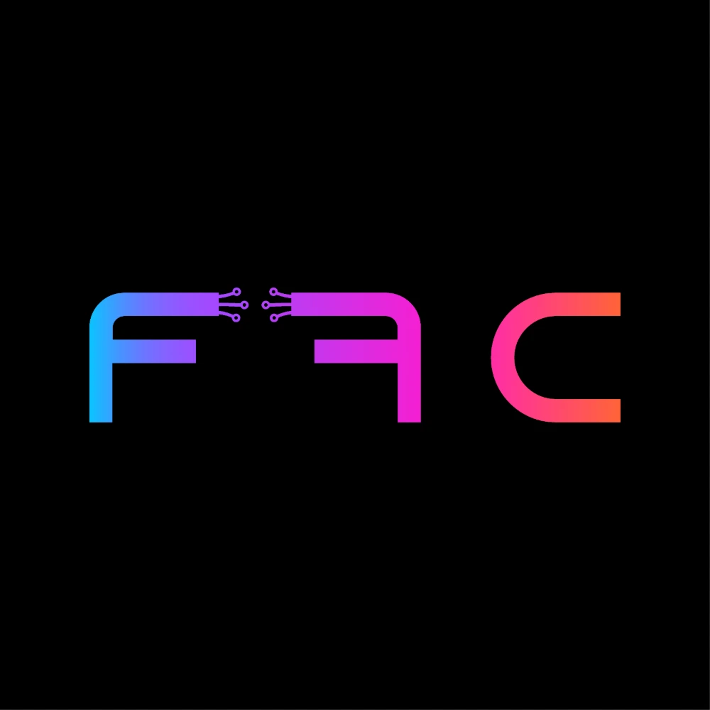 Fiber Fast Connected — Avatar de messagerie, fond noir