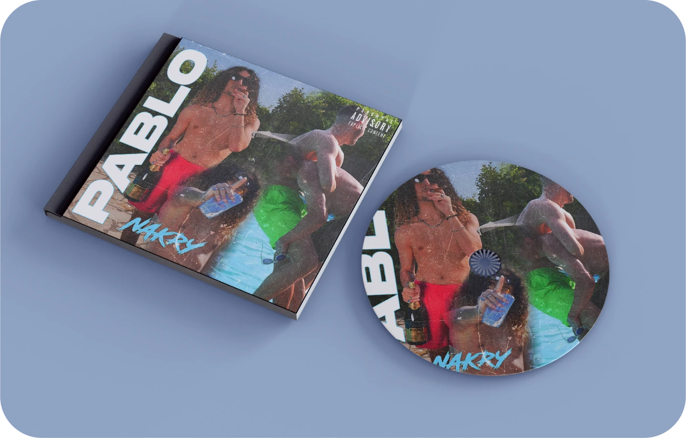 Nakry — Mise en situation — jaquette et disque